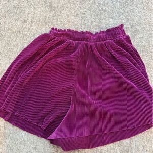 Zara Girls Pleated Bubble Skirt - Magenta